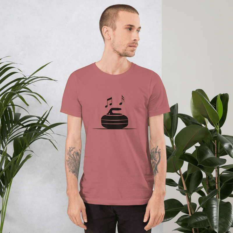 Curling Music - Unisex t-shirt mockup